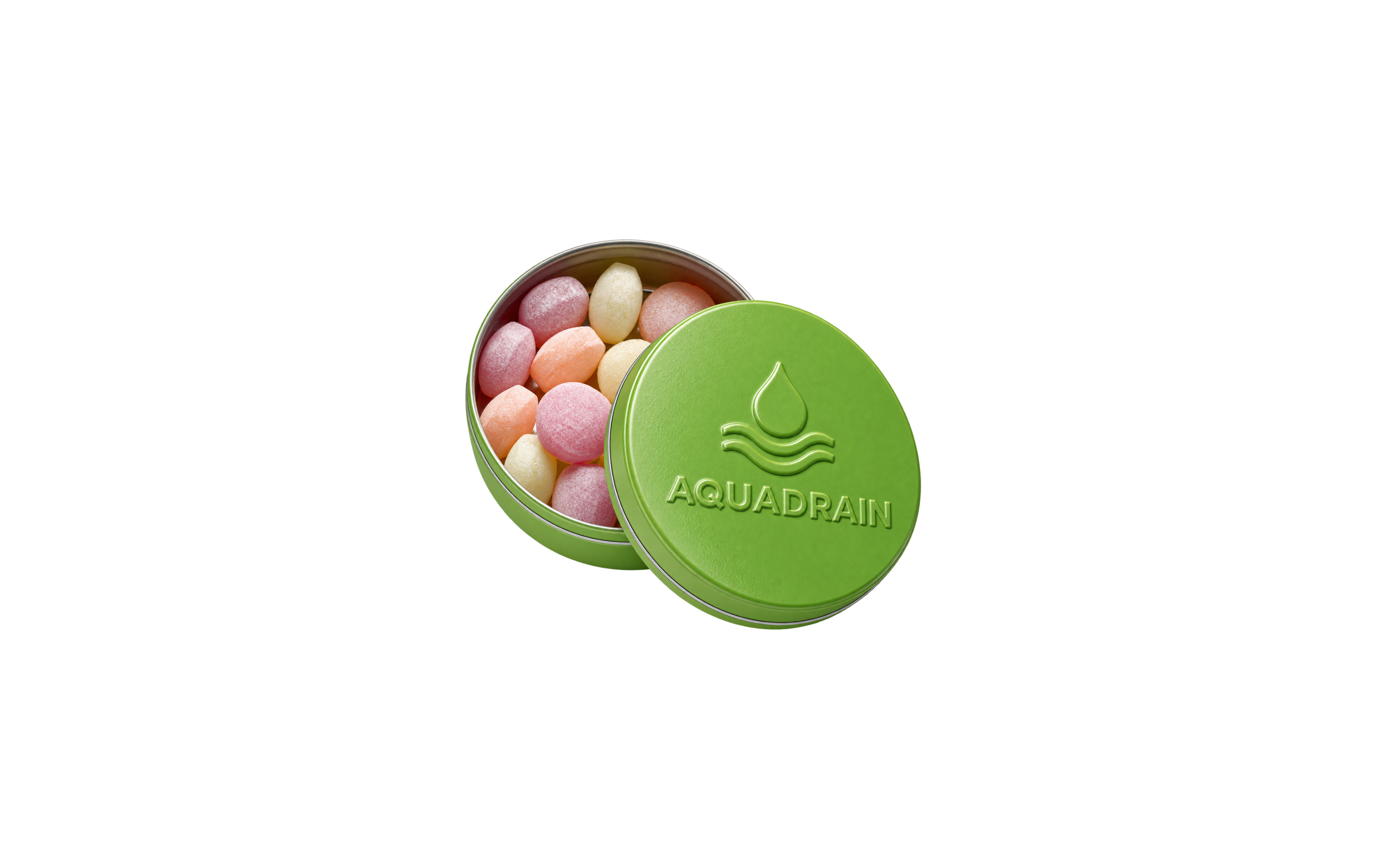 XS-Prägedose "Fruchtbonbons" Grün (glänzend)