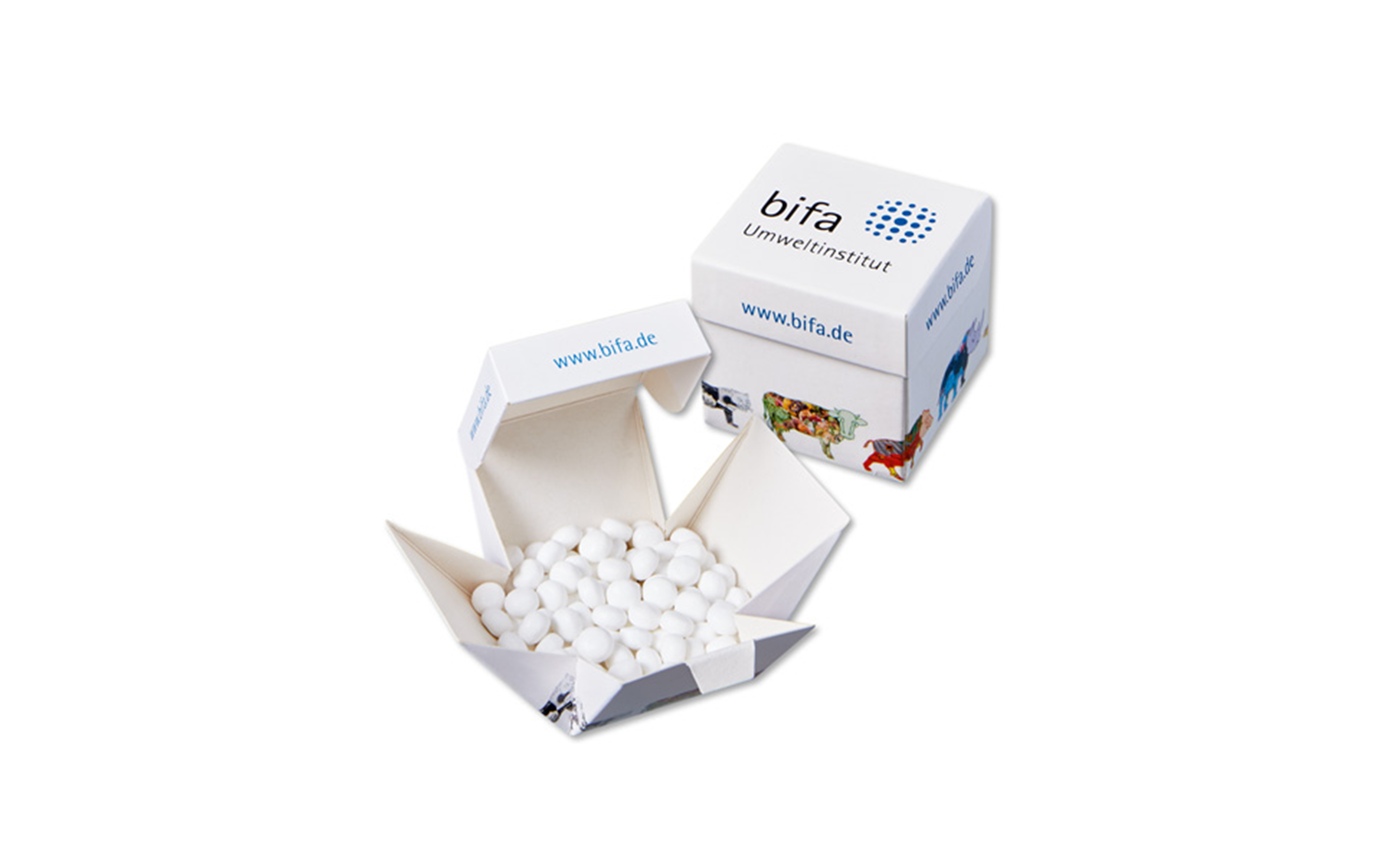 Werbe-Würfel "Pfefferminz"