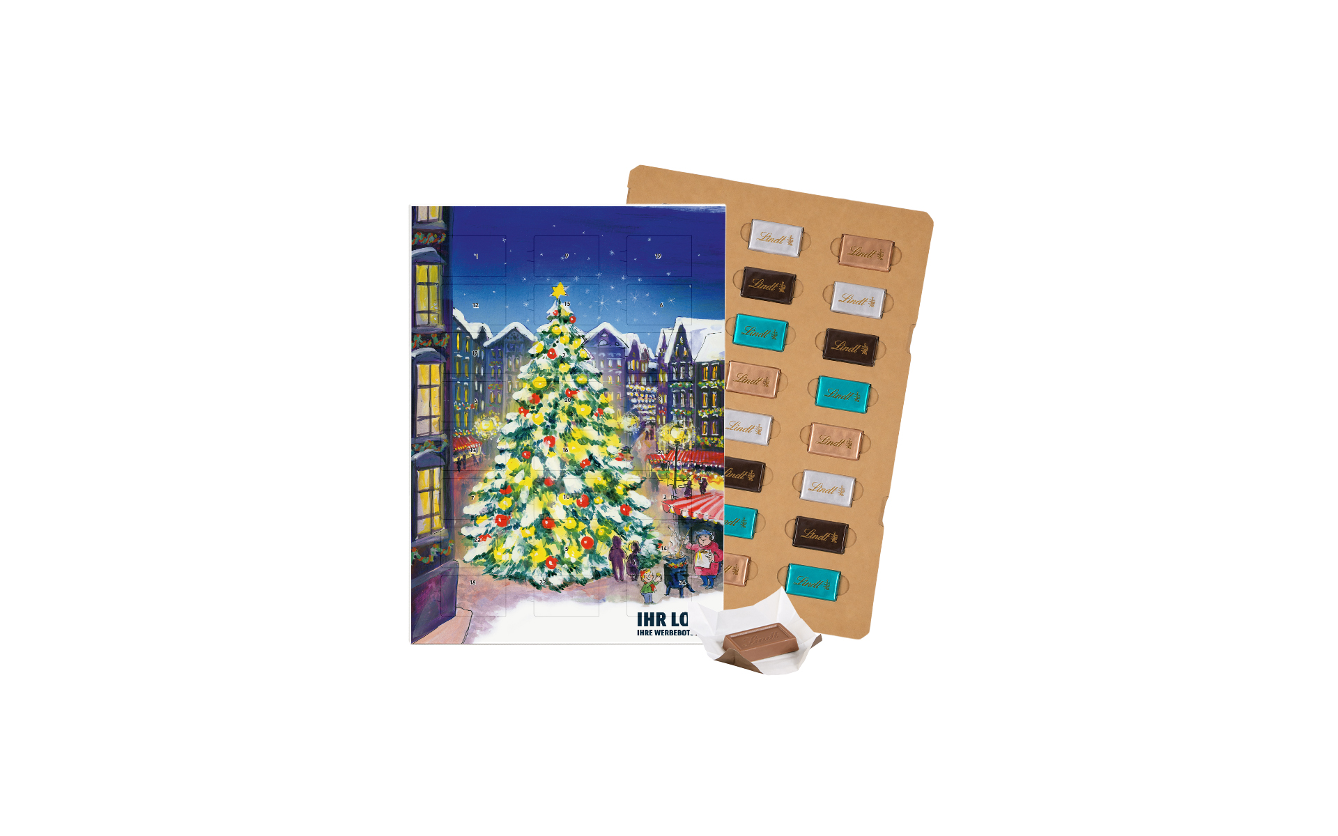 Schoko-Adventskalender Eco Lindt "Stille Nacht"
