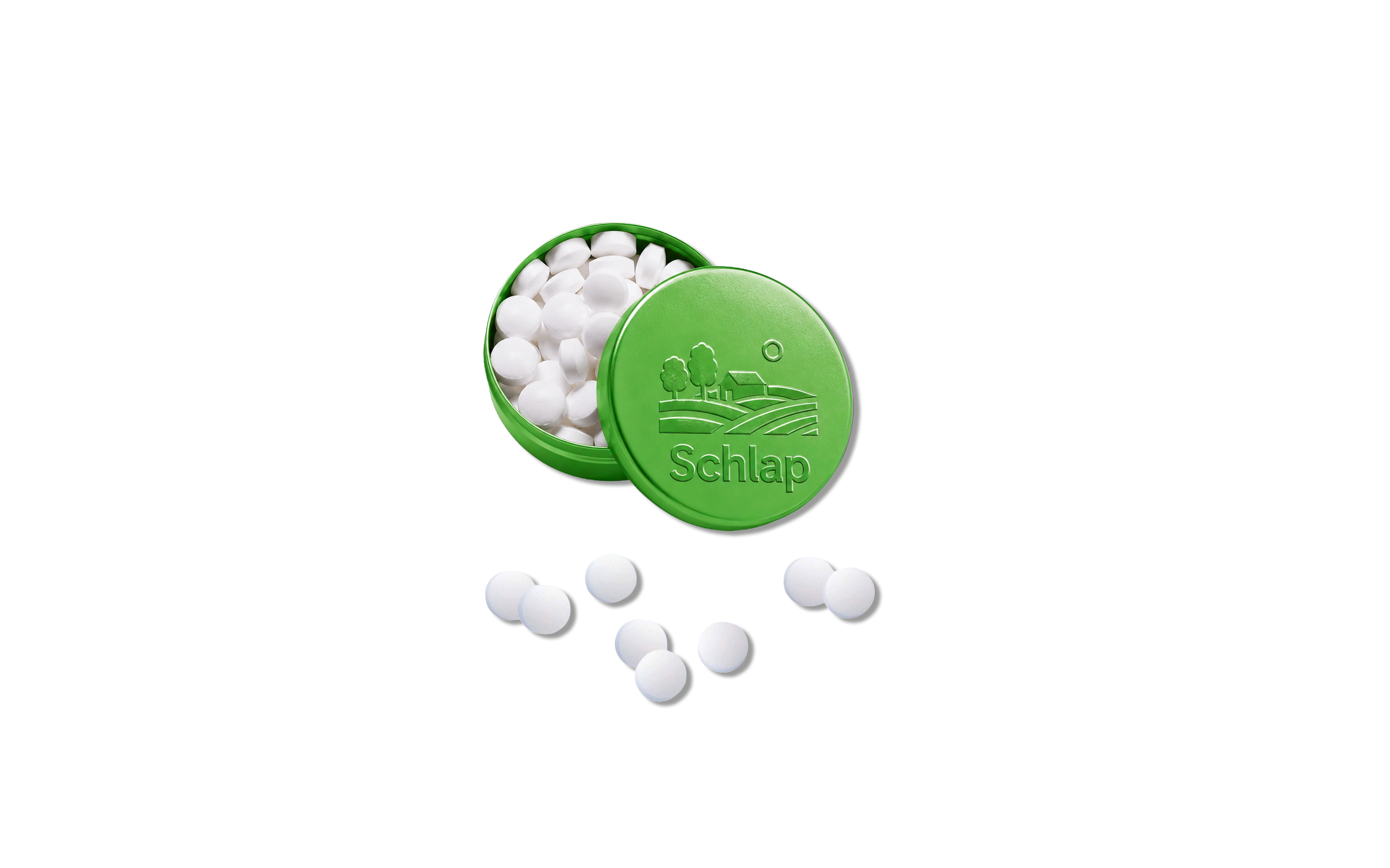 XS-Prägedose "Pfefferminz" Grün (glänzend)