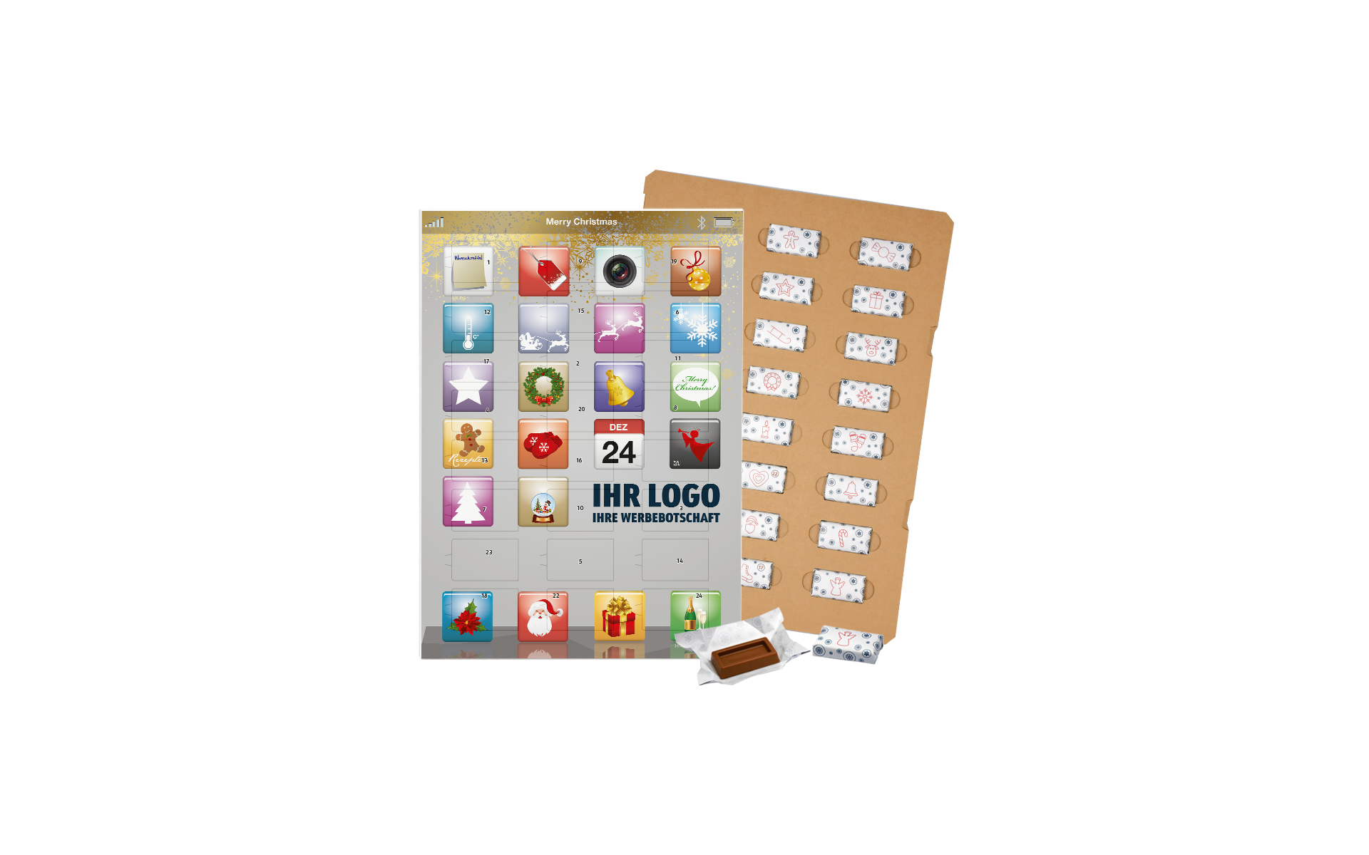 Schoko-Adventskalender Eco "AppVentskalender"