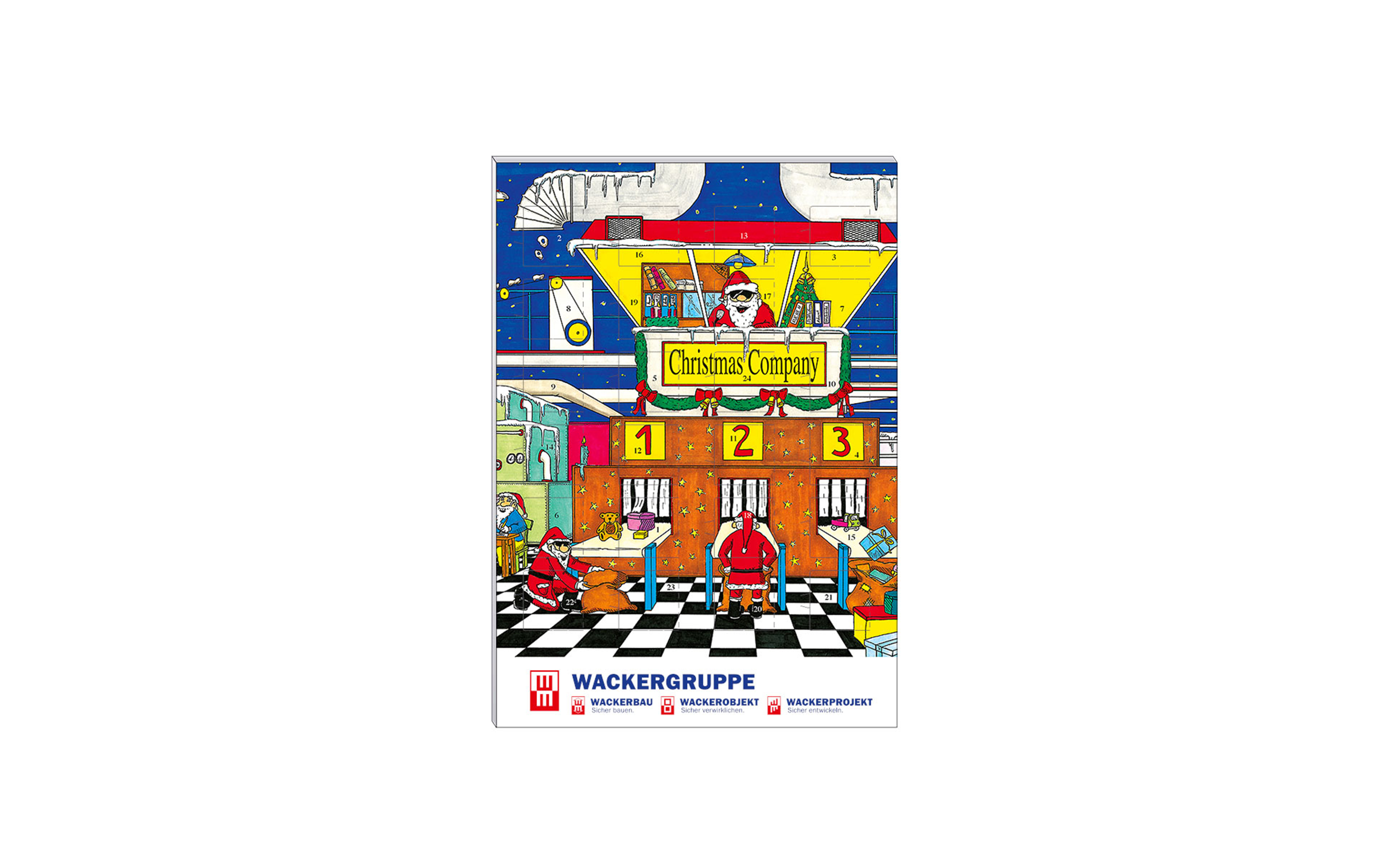 Schoko-Adventskalender Klassik "Christmas Company"