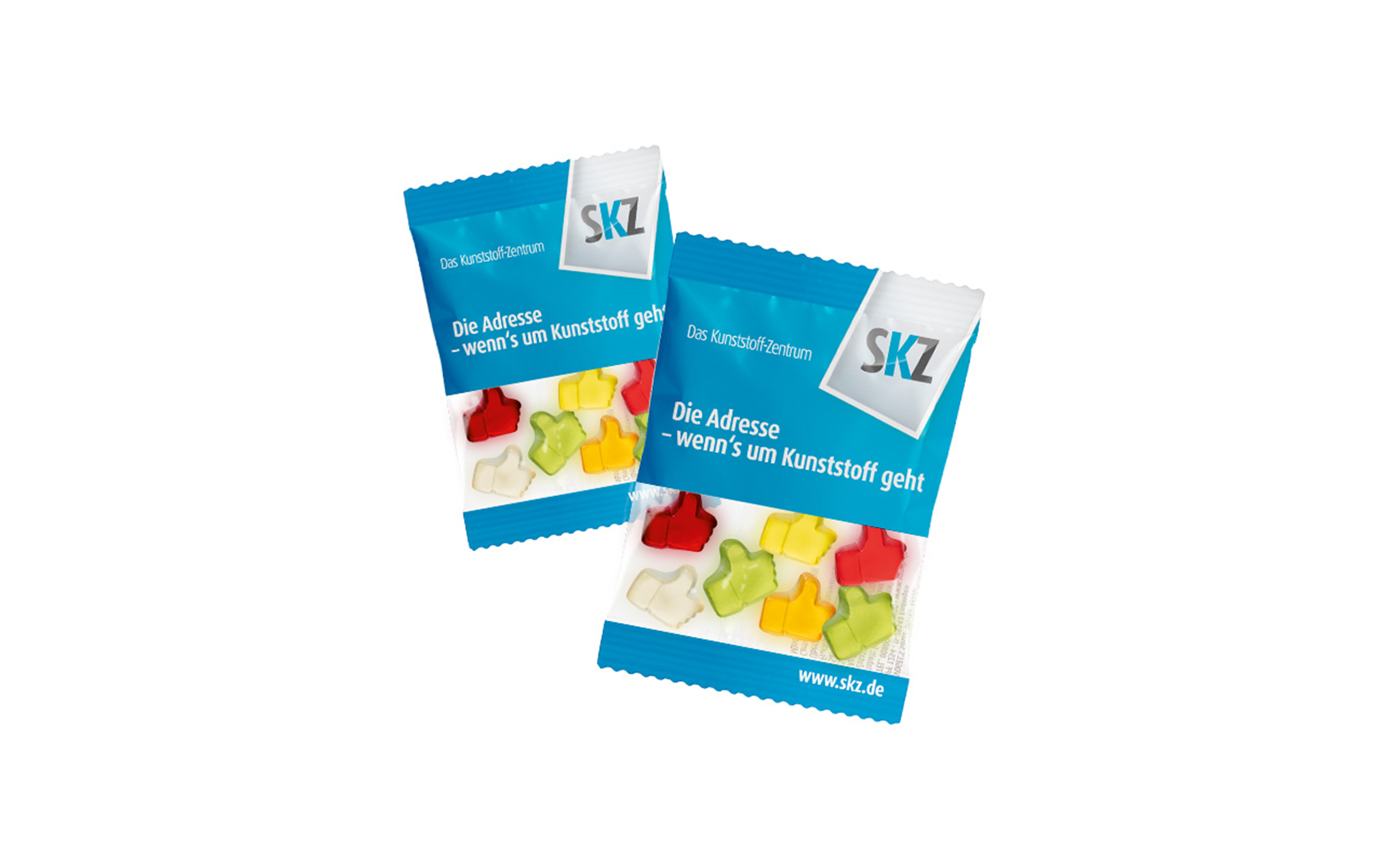 Fruchtgummi-Werbetüte 10g "Daumen hoch"