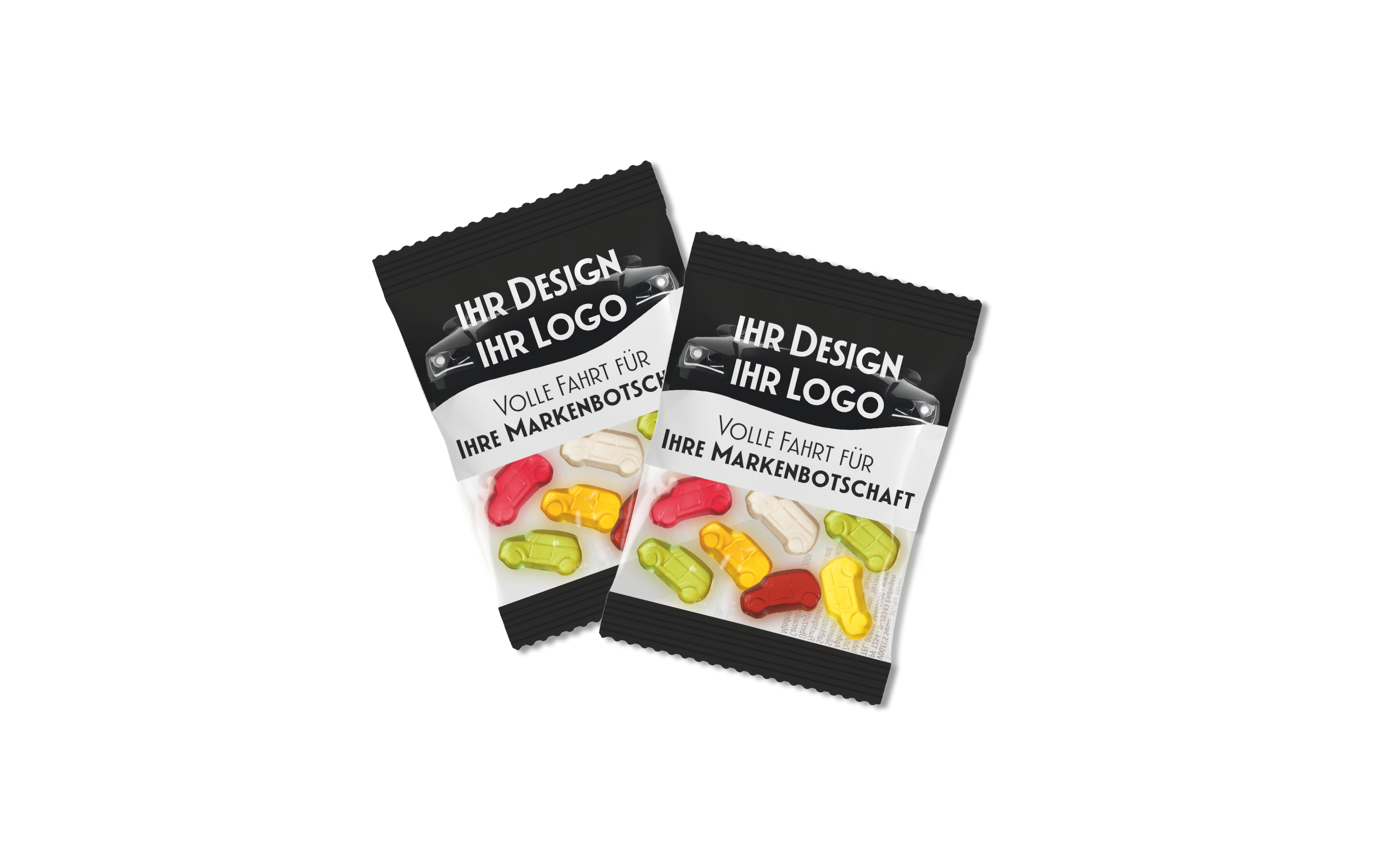 Fruchtgummi-Werbetüte 10g "Autoset"