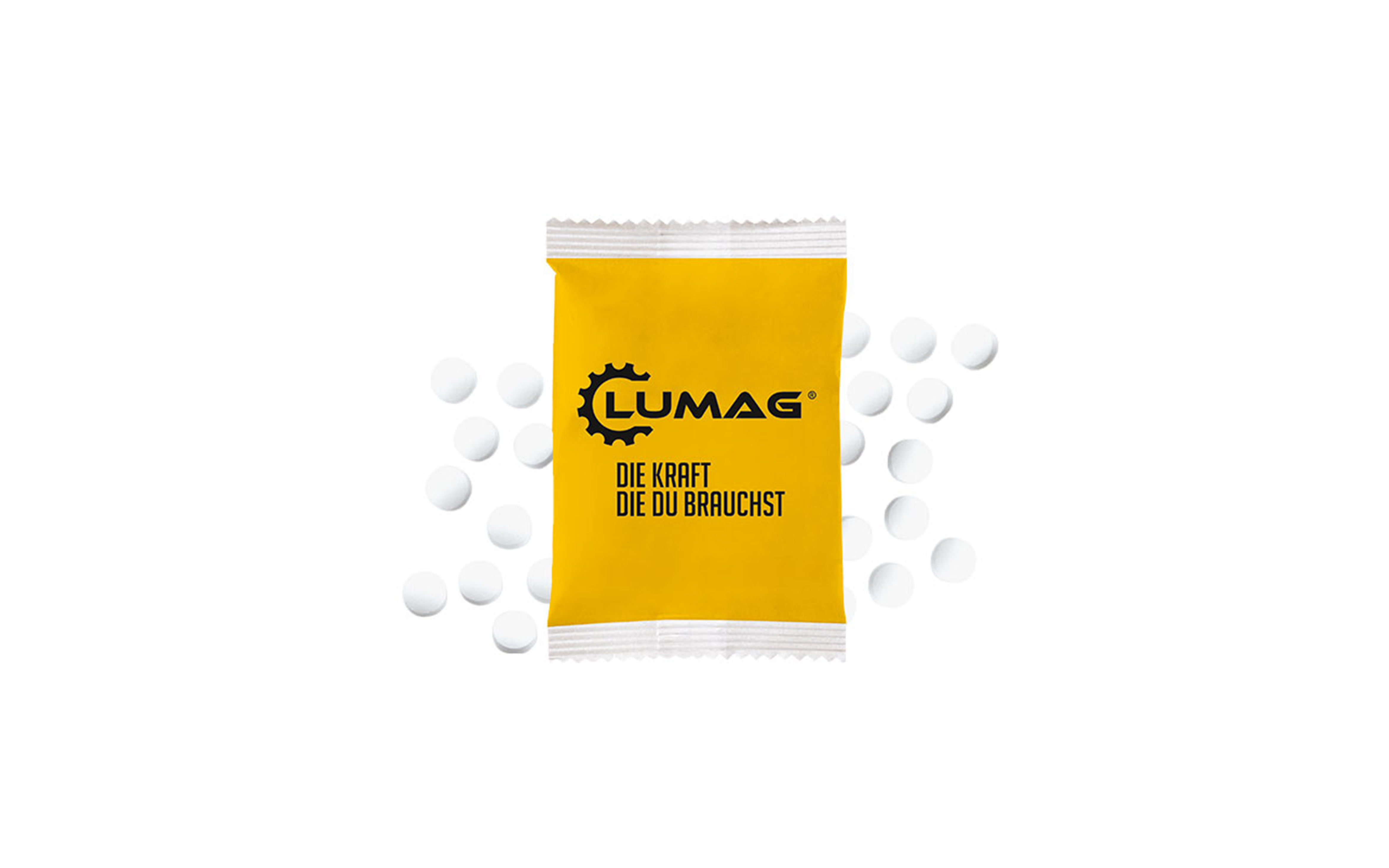 Energy-Bag "Vitamindragees" in weißem FSC® zertifizierten Papier