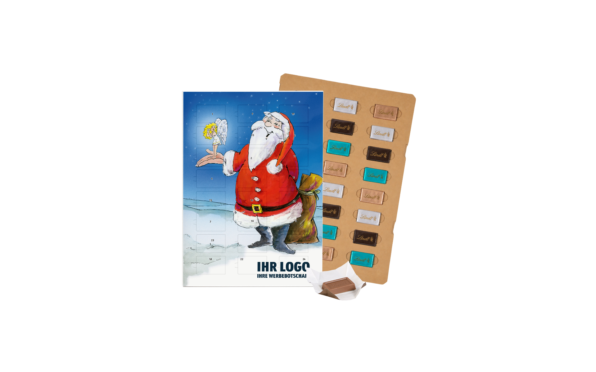 Schoko-Adventskalender Eco Lindt "Schutzengel"