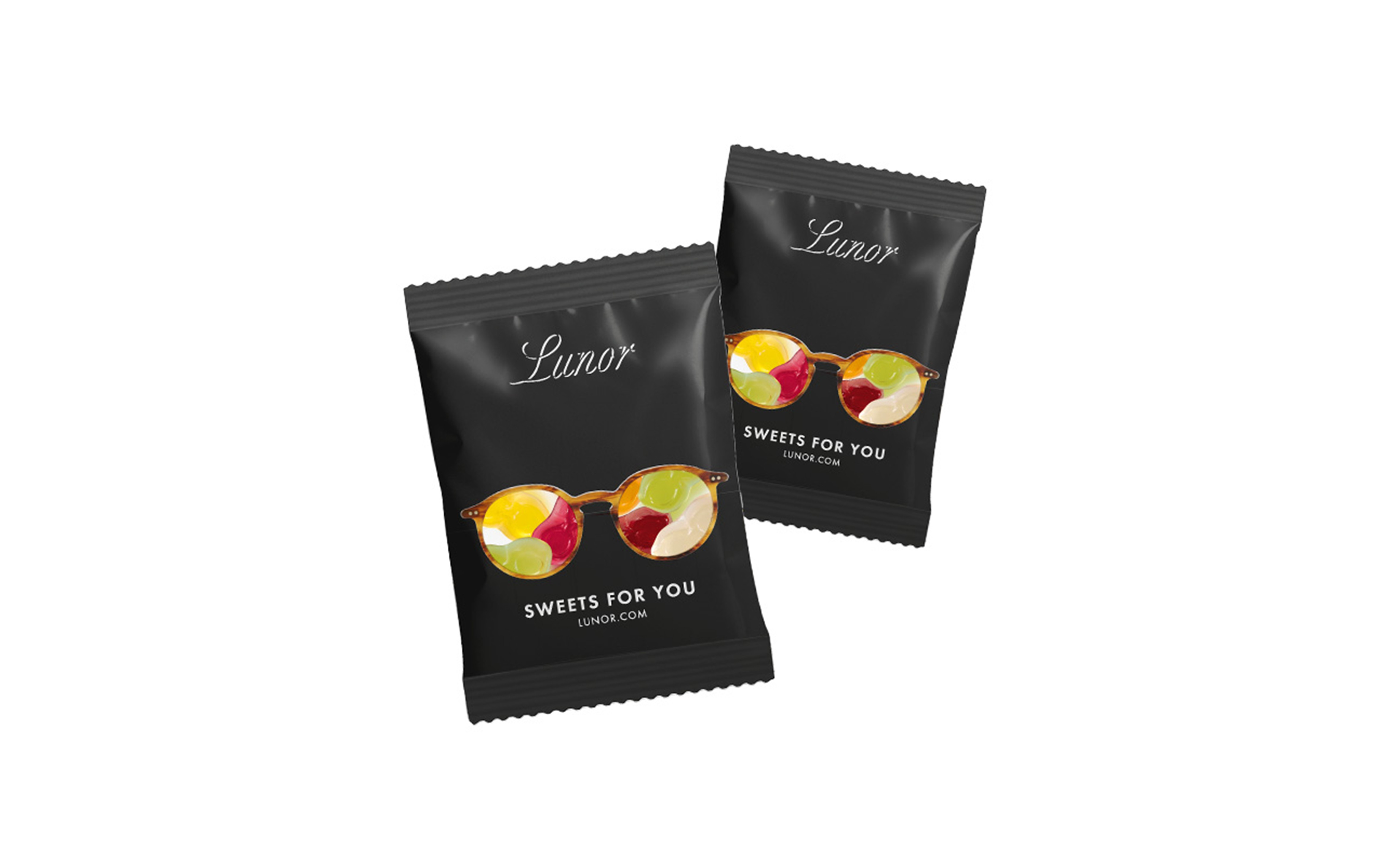 Fruchtgummi-Werbetüte 10g "Brillen"