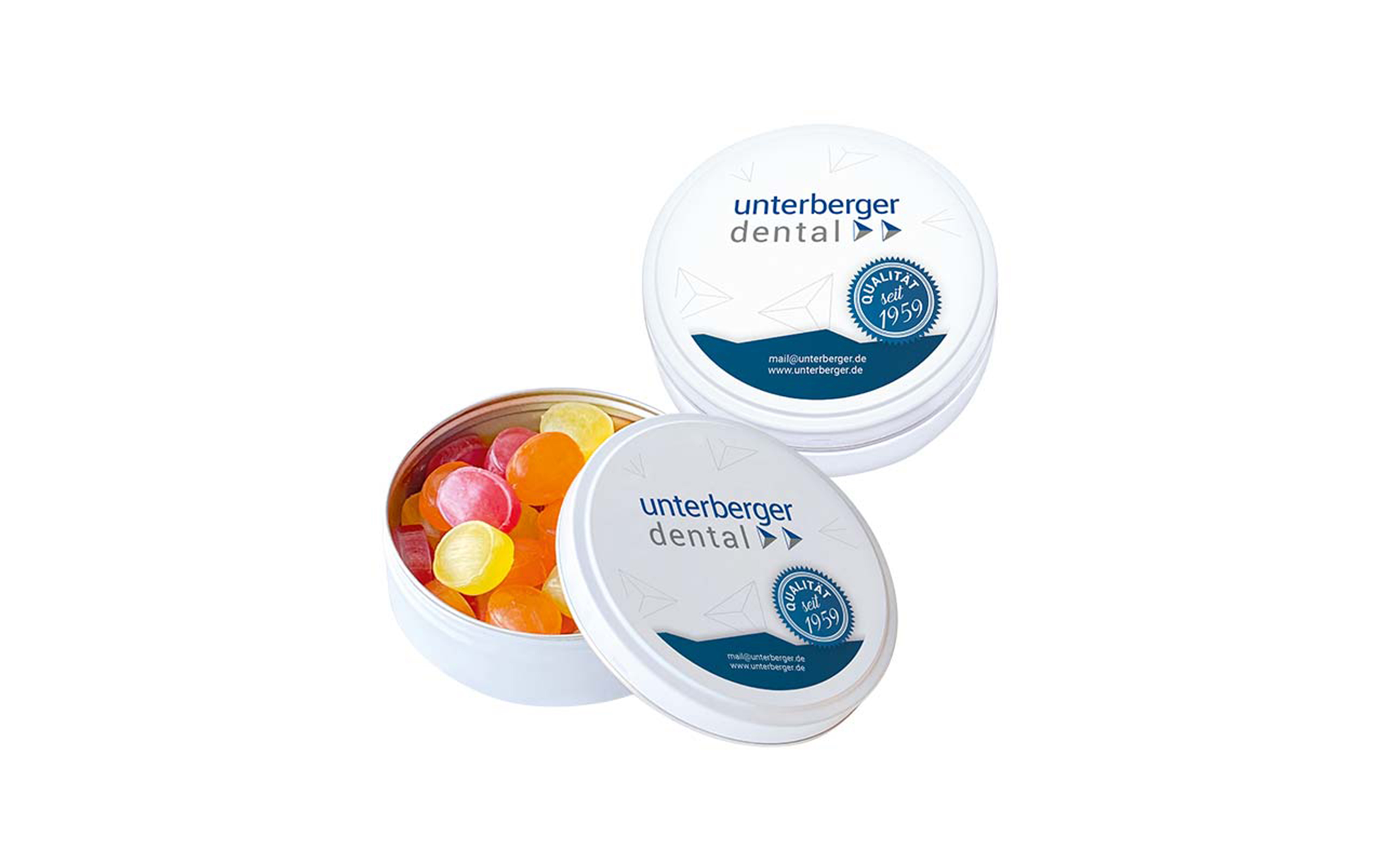 Werbe-Dose 60g "Fruchtbonbons"