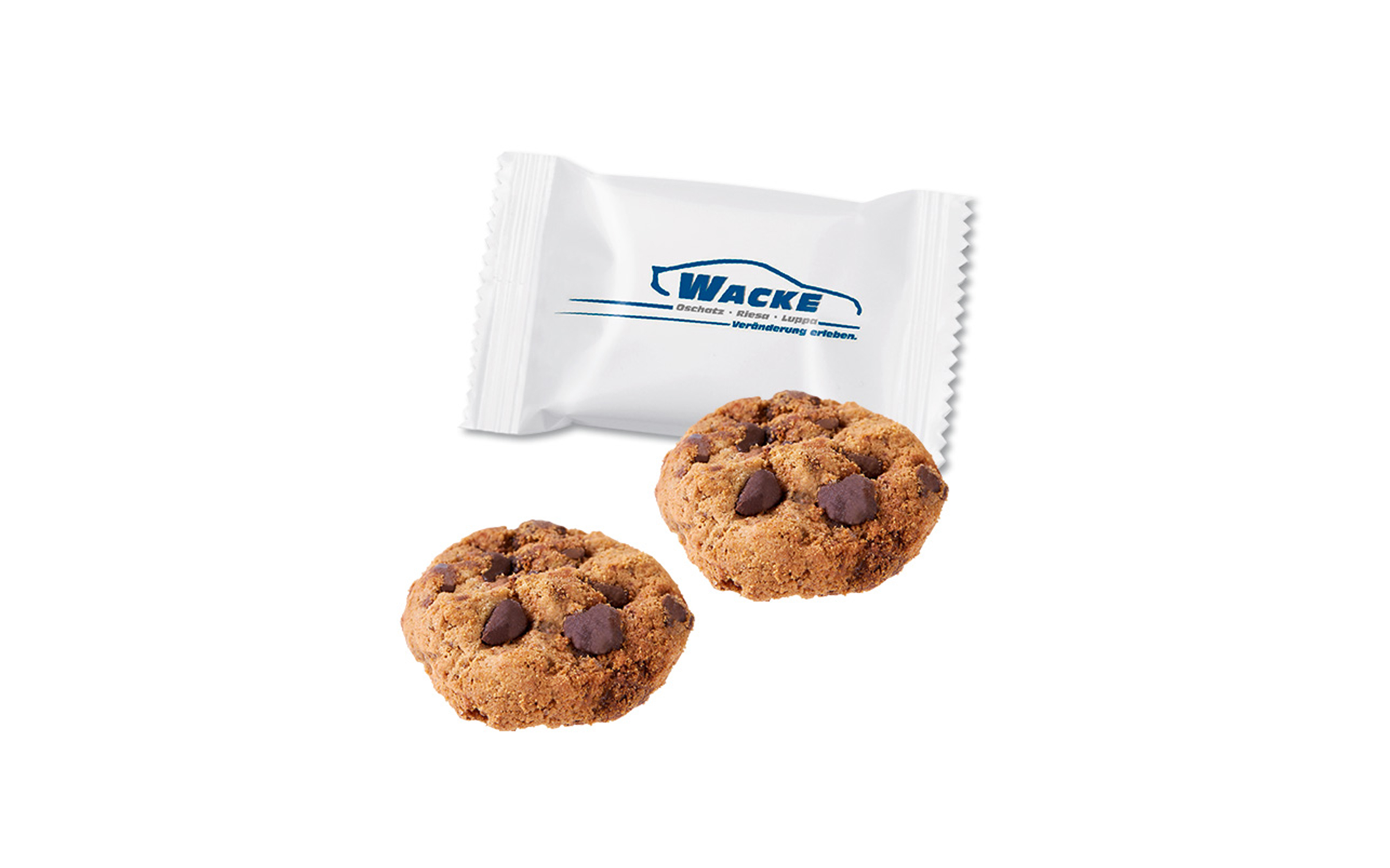 Werbe-Cookie mit Schokostückchen