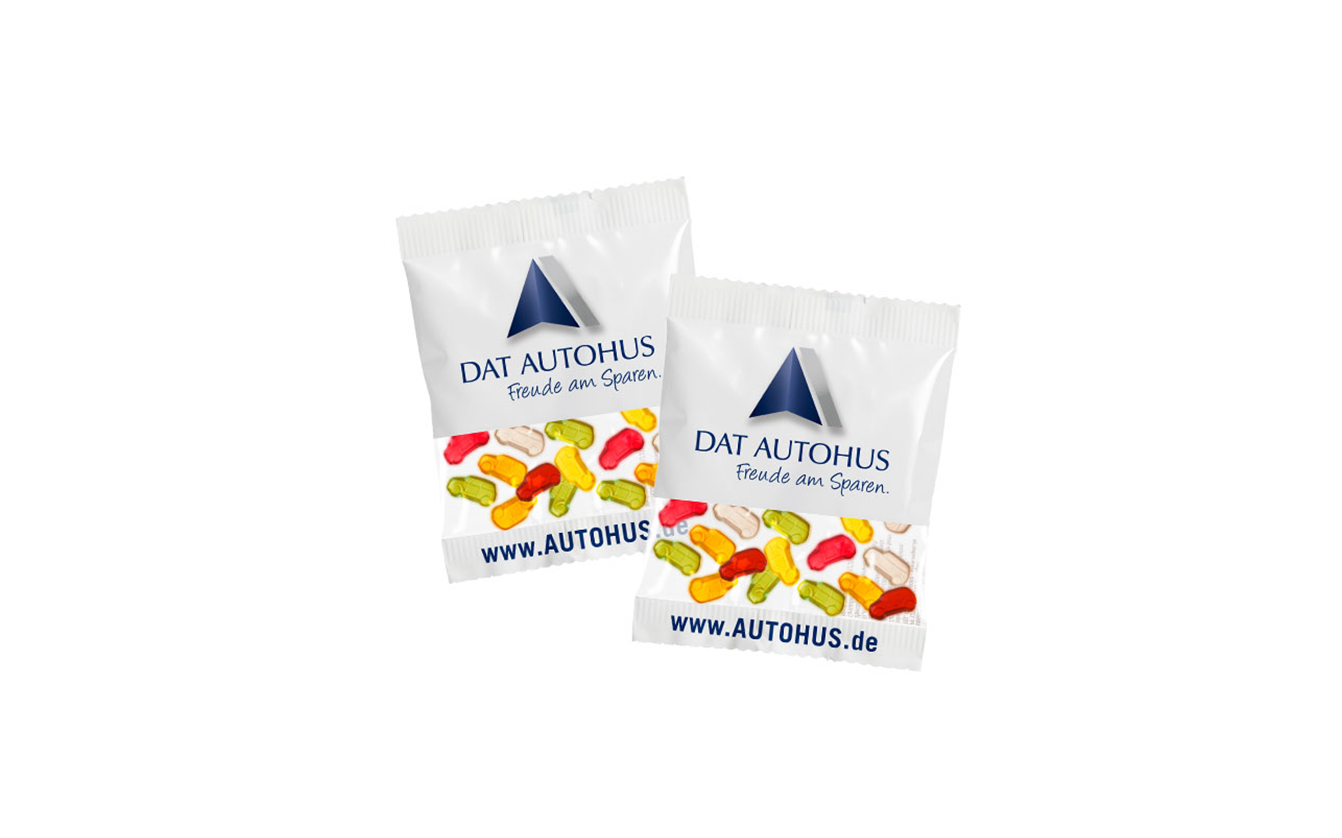 Fruchtgummi-Werbetüte 20g "Autoset"