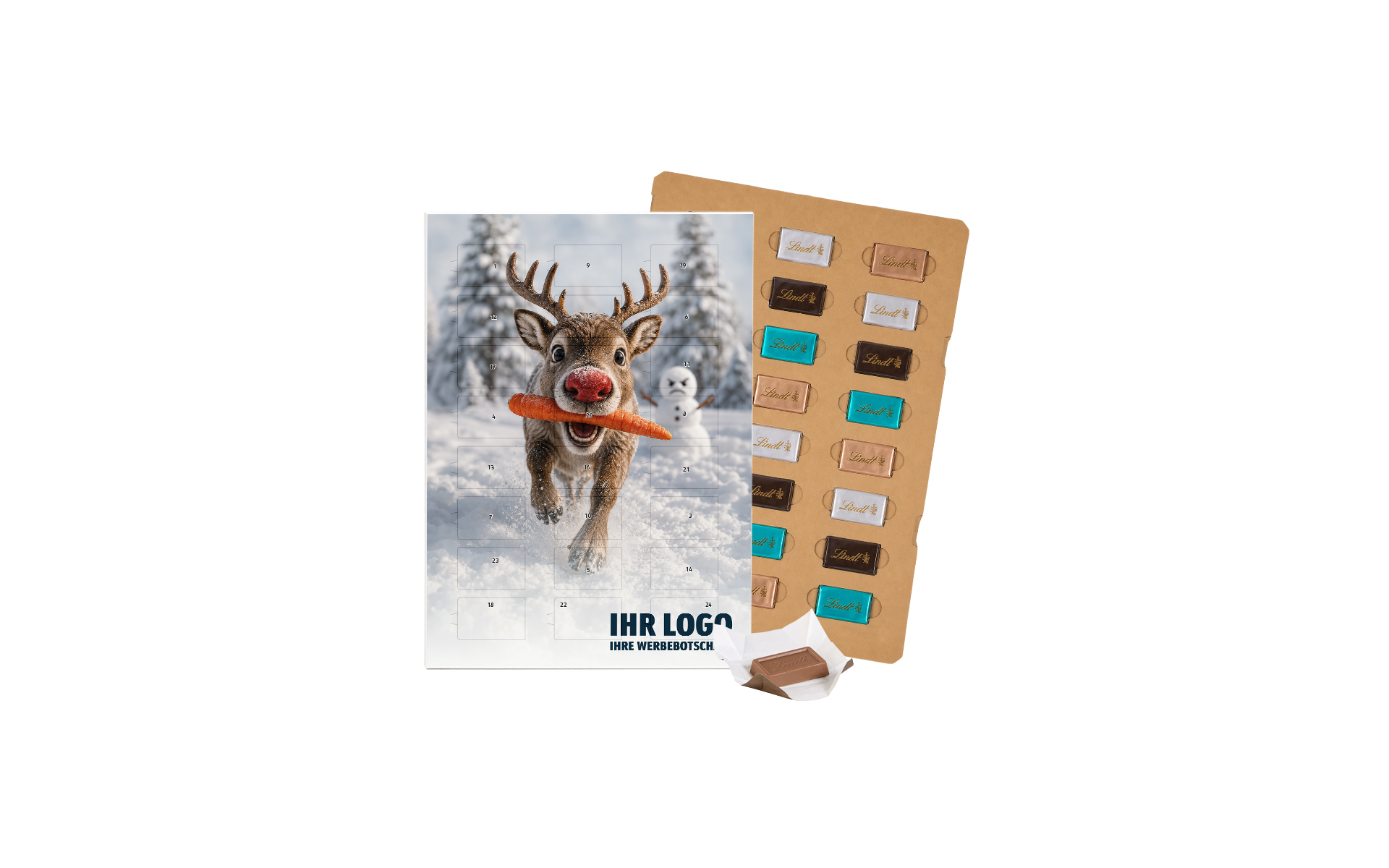 Schoko-Adventskalender Eco Lindt "Winterstreich"