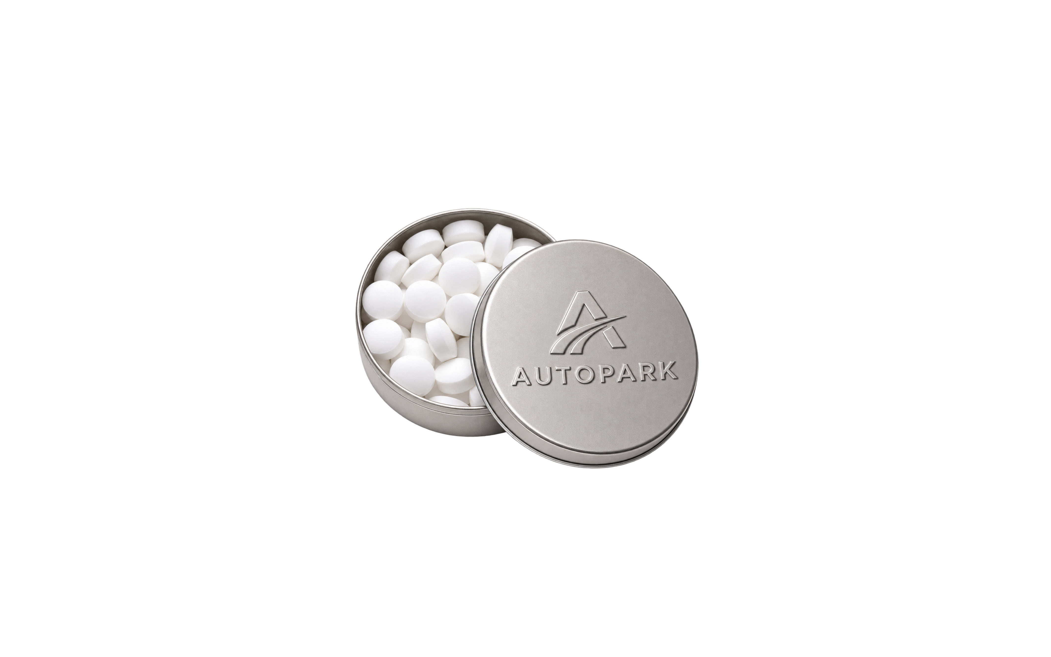 XS-Prägedose "Pfefferminz" Silber (glänzend)