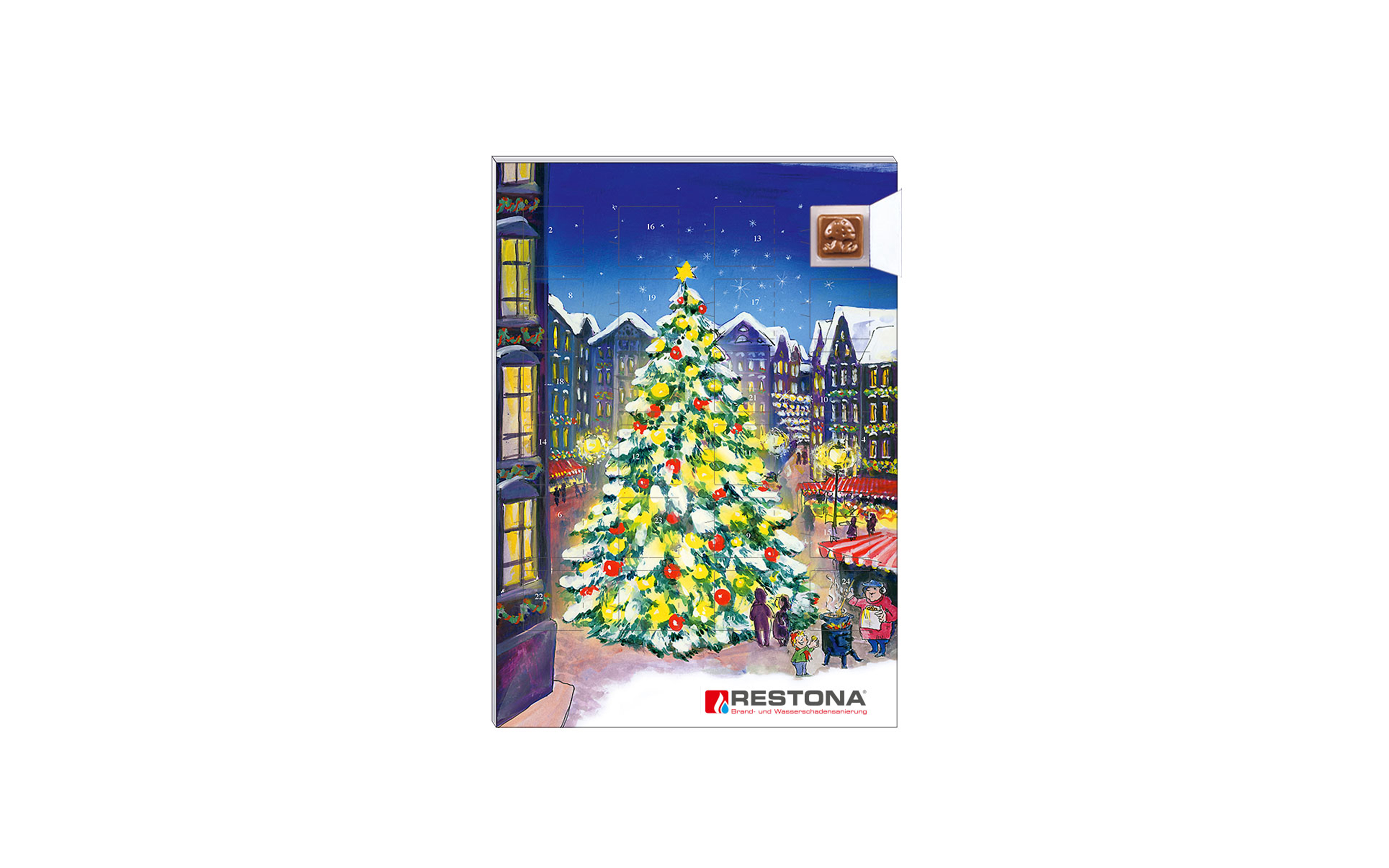 Schoko-Adventskalender Klassik "Stille Nacht"