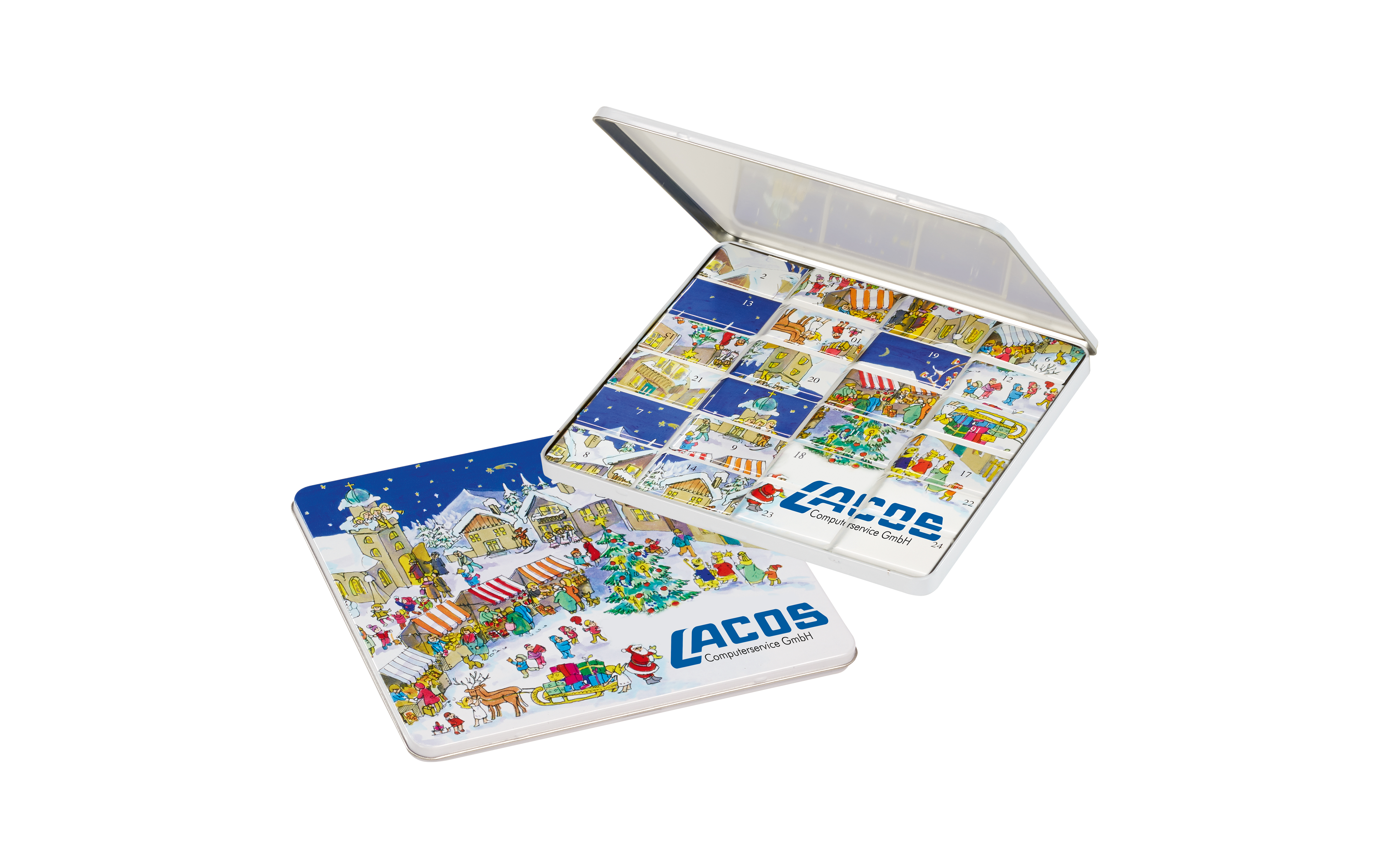 Adventskalender-Maxi-Dekordose Schokoladentäfelchen-Puzzle