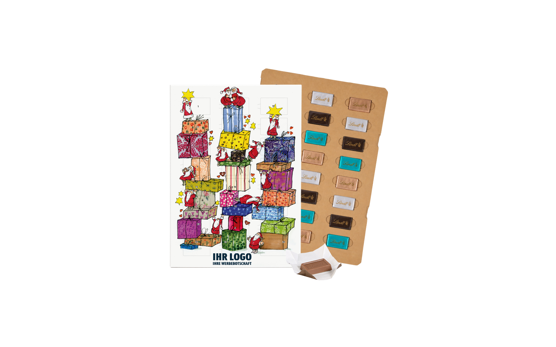 Schoko-Adventskalender Eco Lindt "Teamwork"