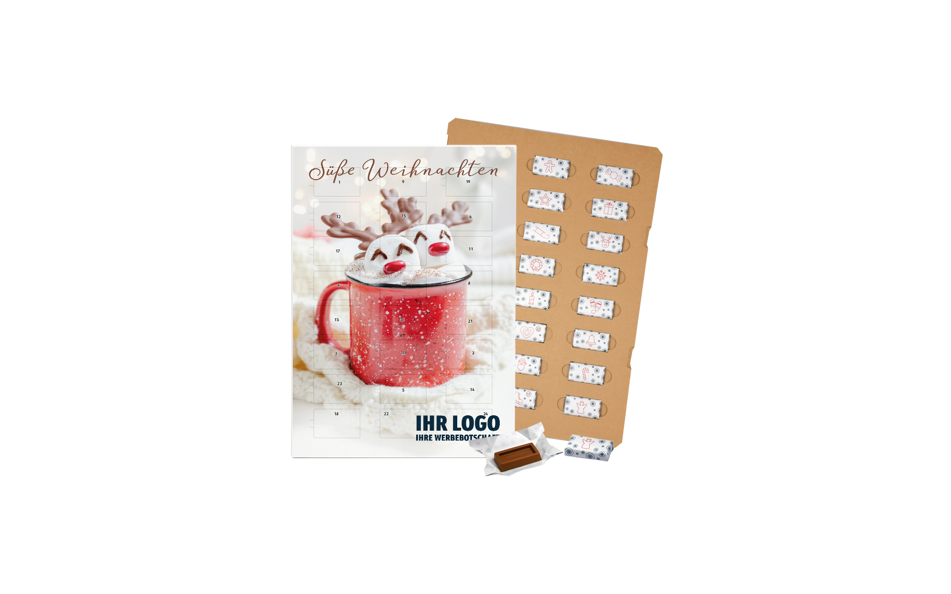 Schoko-Adventskalender Eco "Süße Weihnachten"