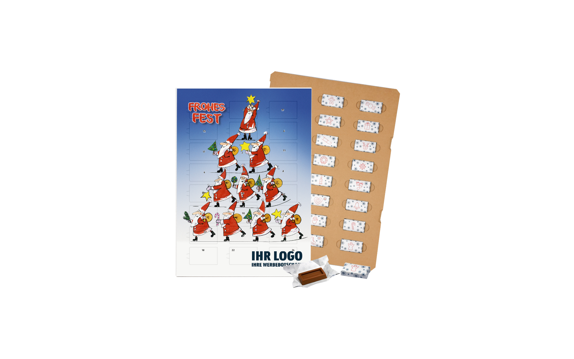 Schoko-Adventskalender Eco "Nikolausbaum"