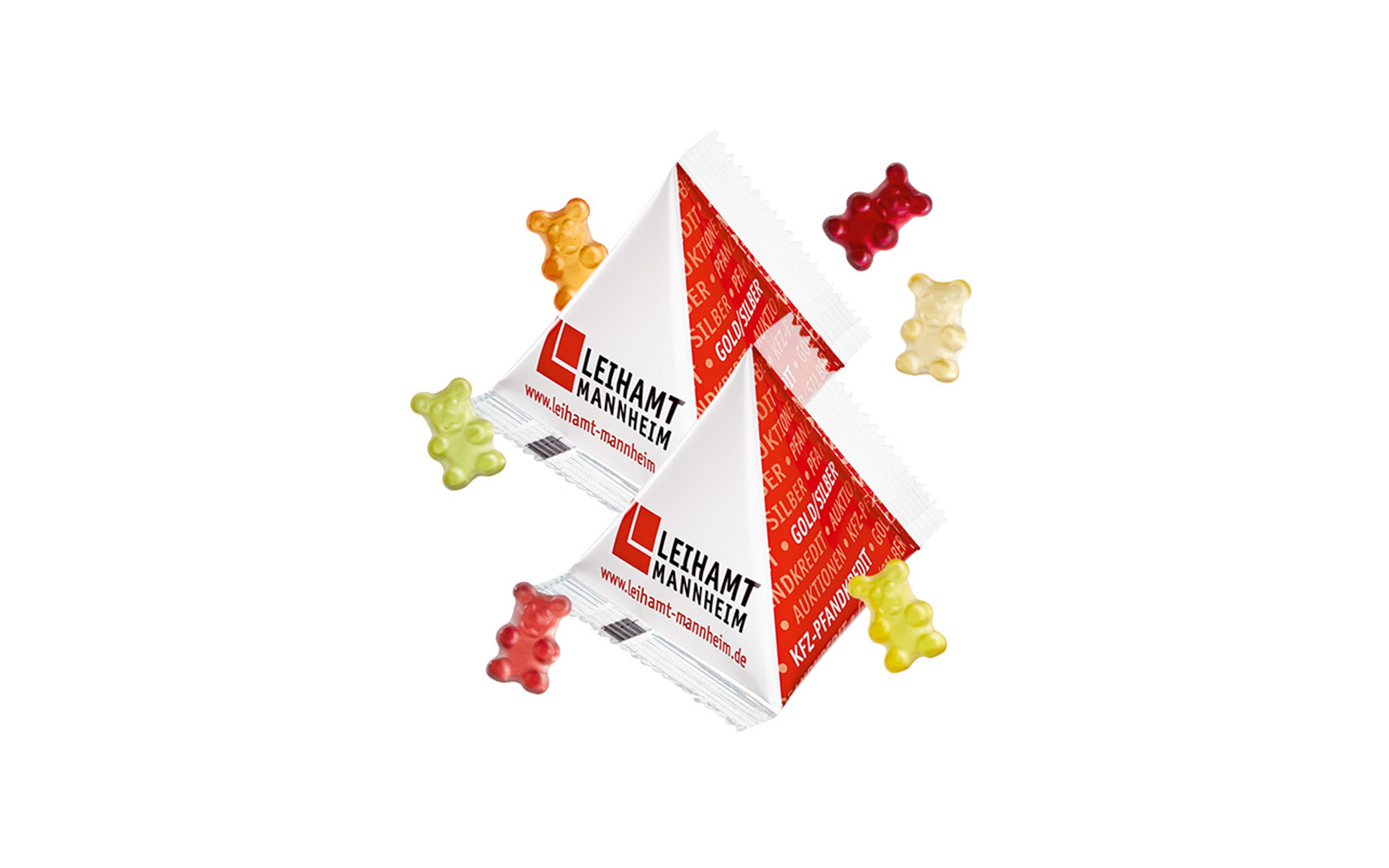 Gummibärchen-Werbe-Pyramide 12g