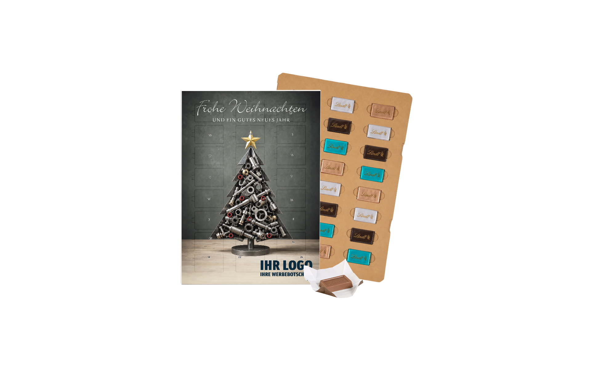 Schoko-Adventskalender Eco Lindt "Industrial Christmas"