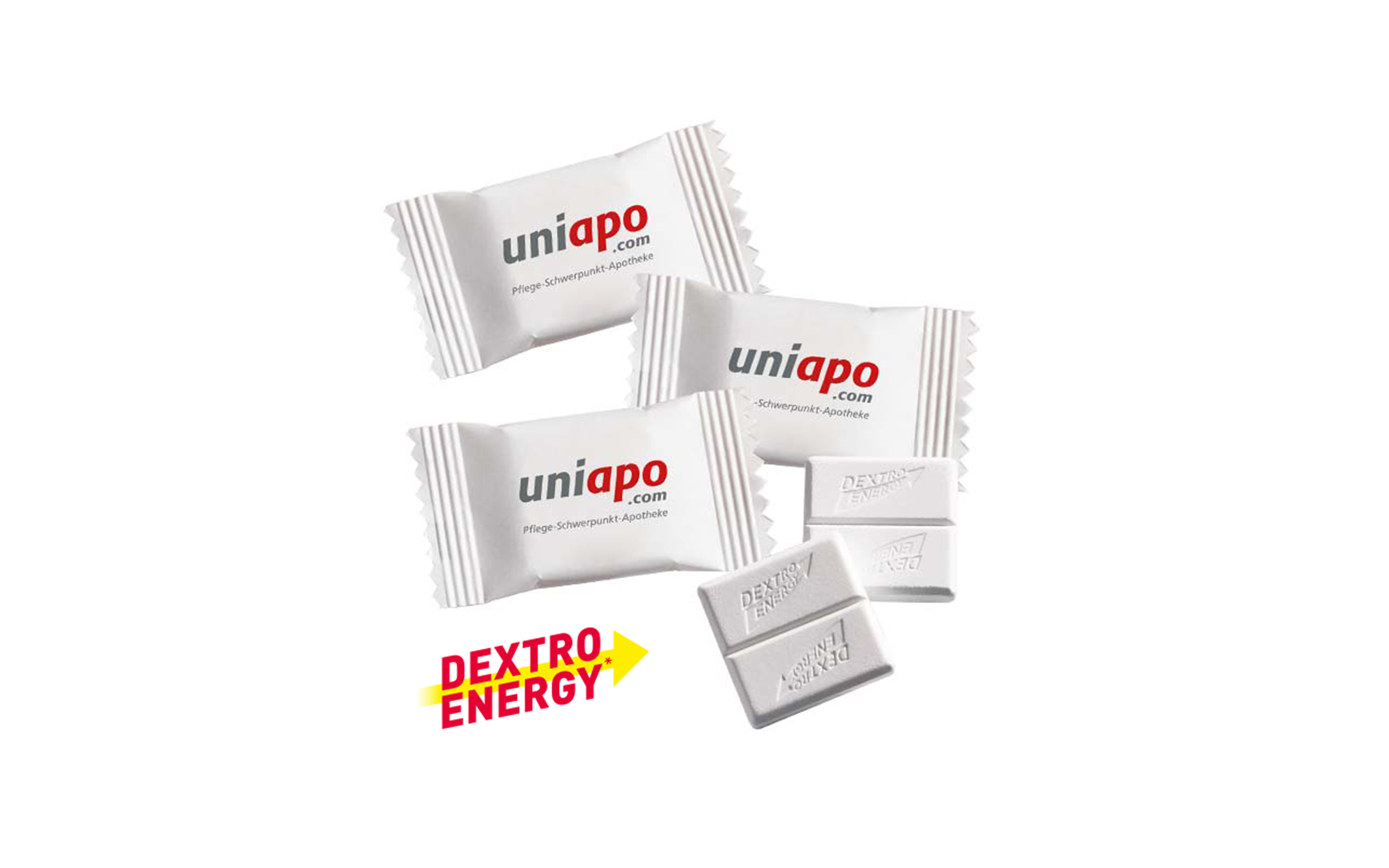 DEXTRO ENERGY im Papier-Flowpack