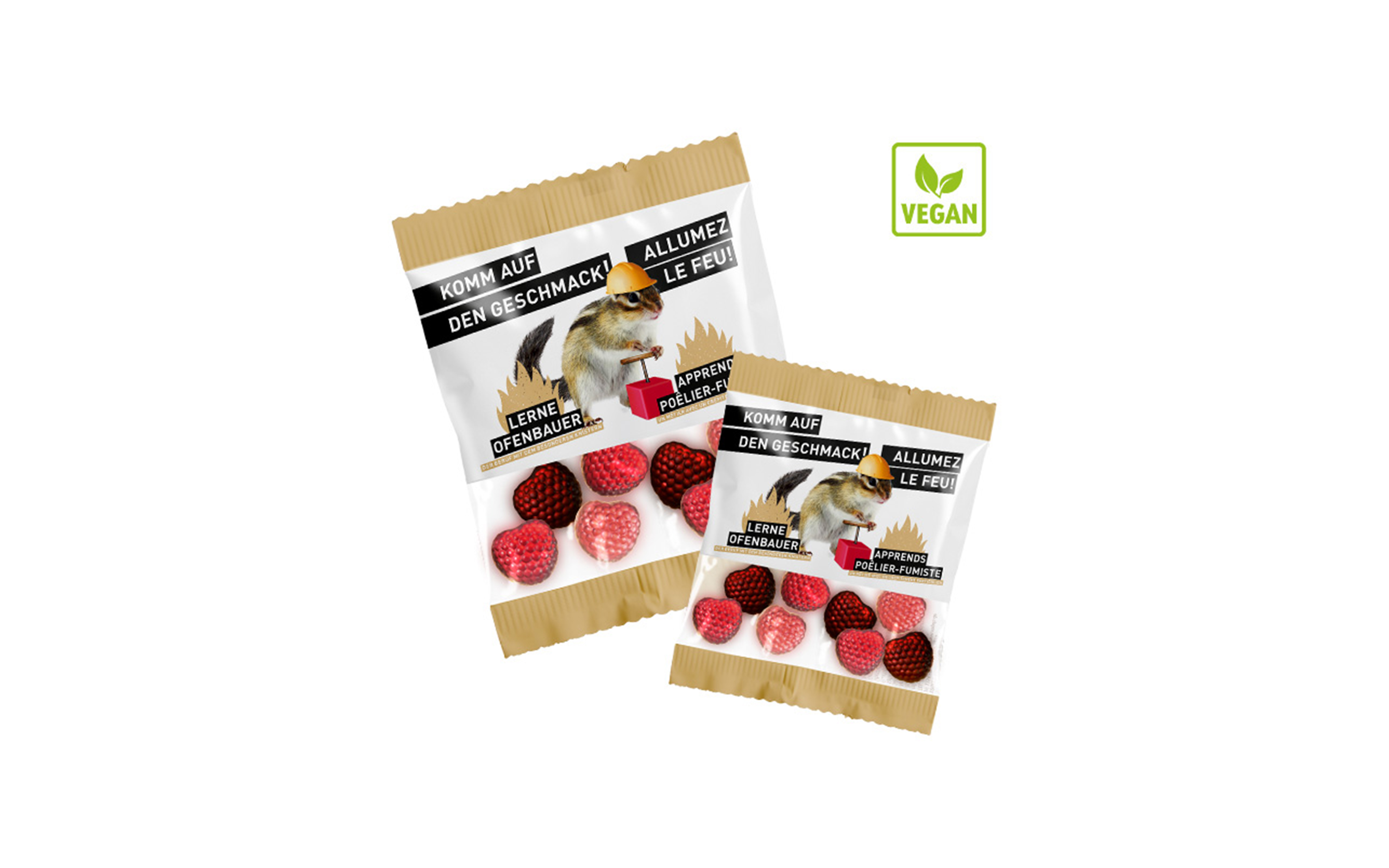 Kompakt-Werbetüte „Vegan“