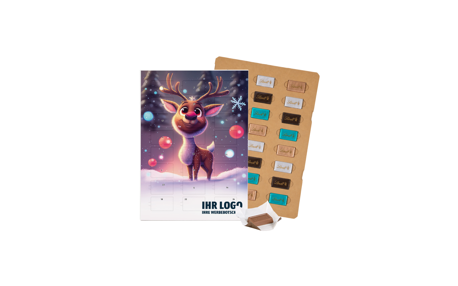 Schoko-Adventskalender Eco Lindt "Sweet Rudy"