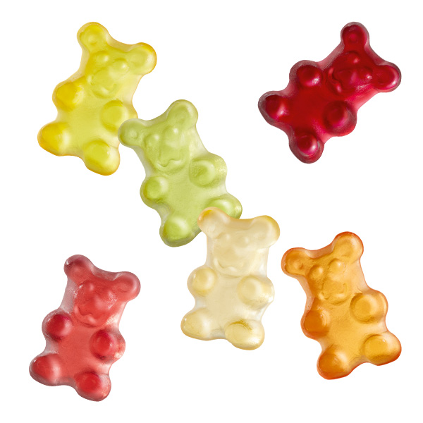 Fruchtgummi-Werbetüte Vegan "Bärchen" 15g