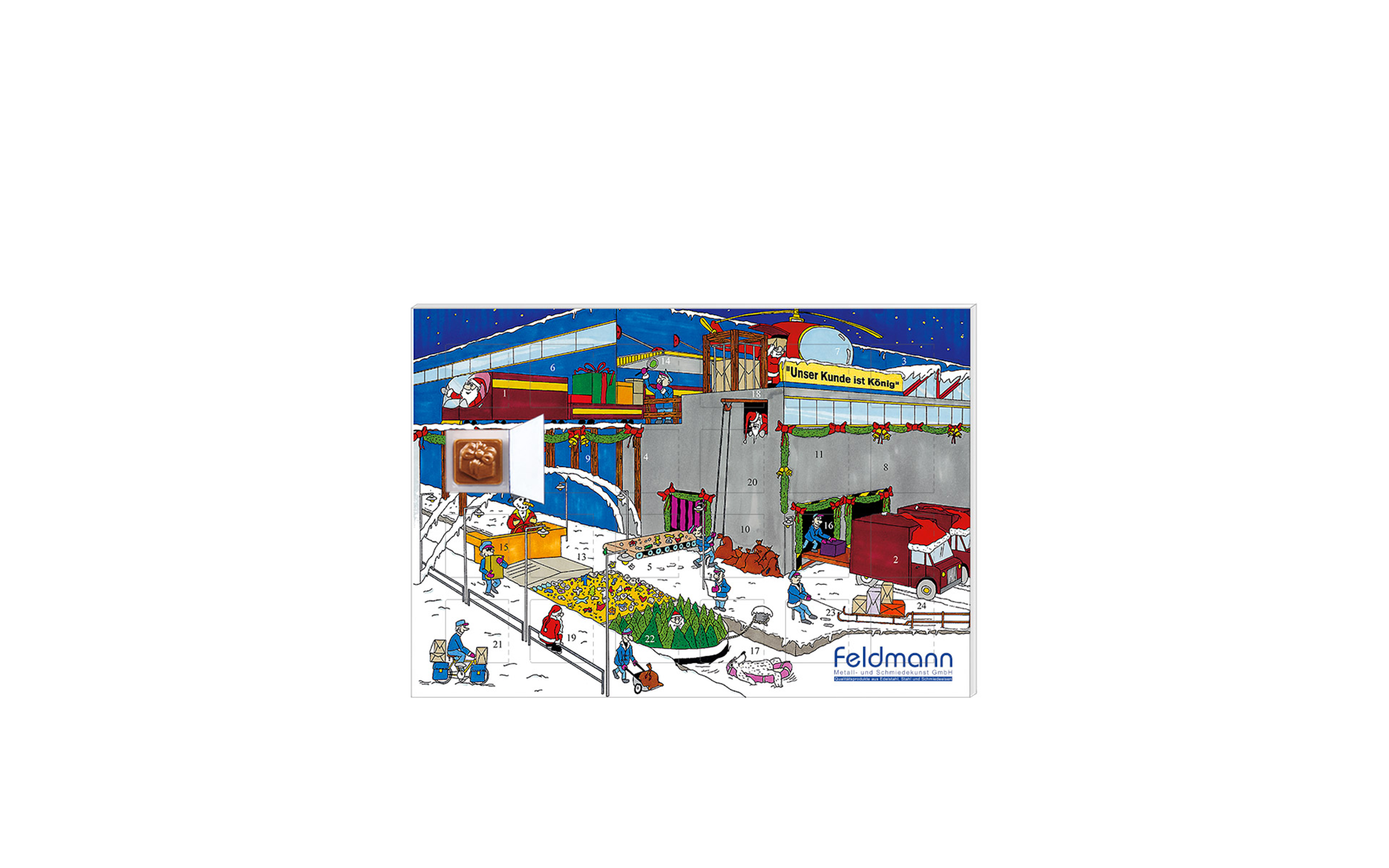 Schoko-Adventskalender Kompakt "Logistik"