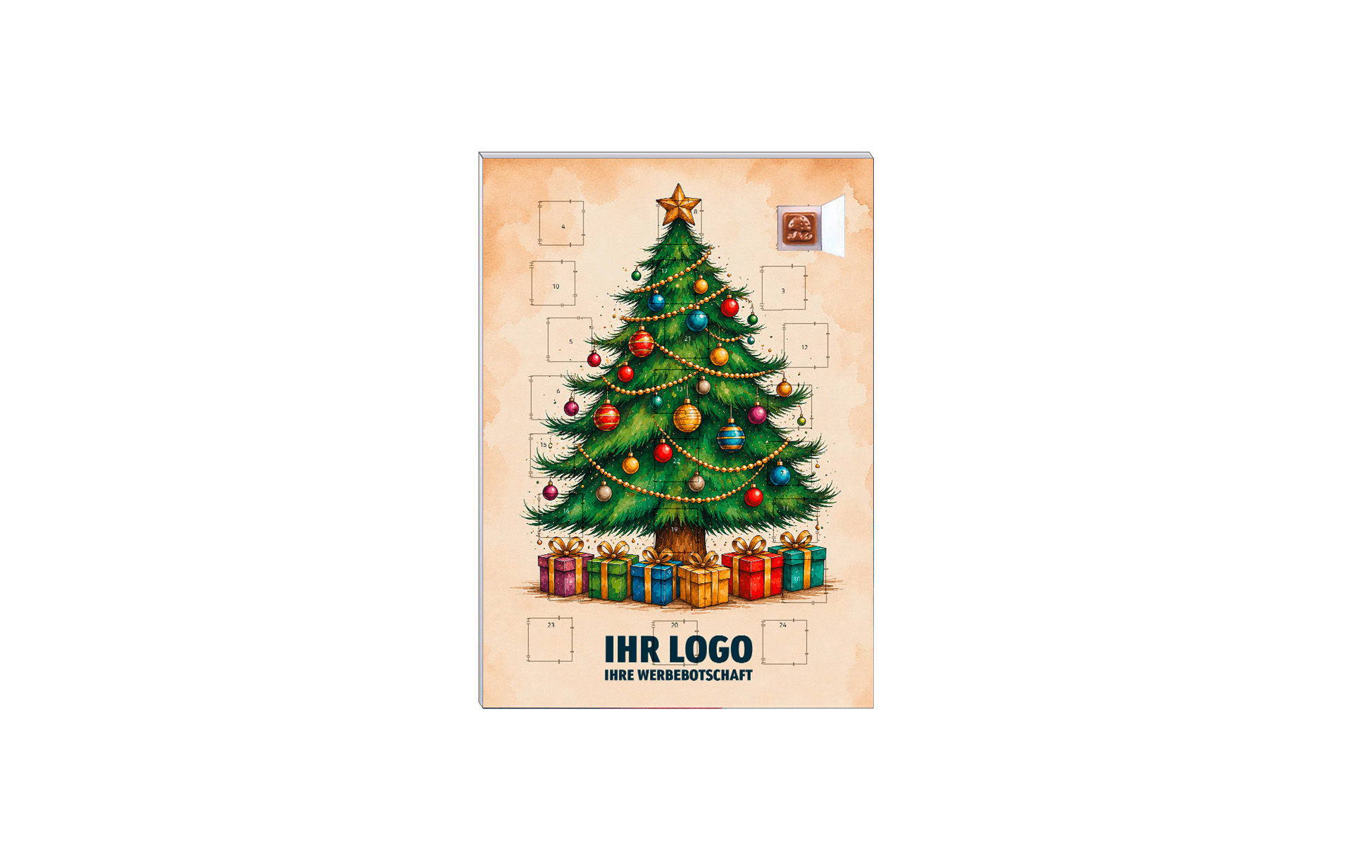 Schoko-Adventskalender Classic "Fest der Geschenke"
