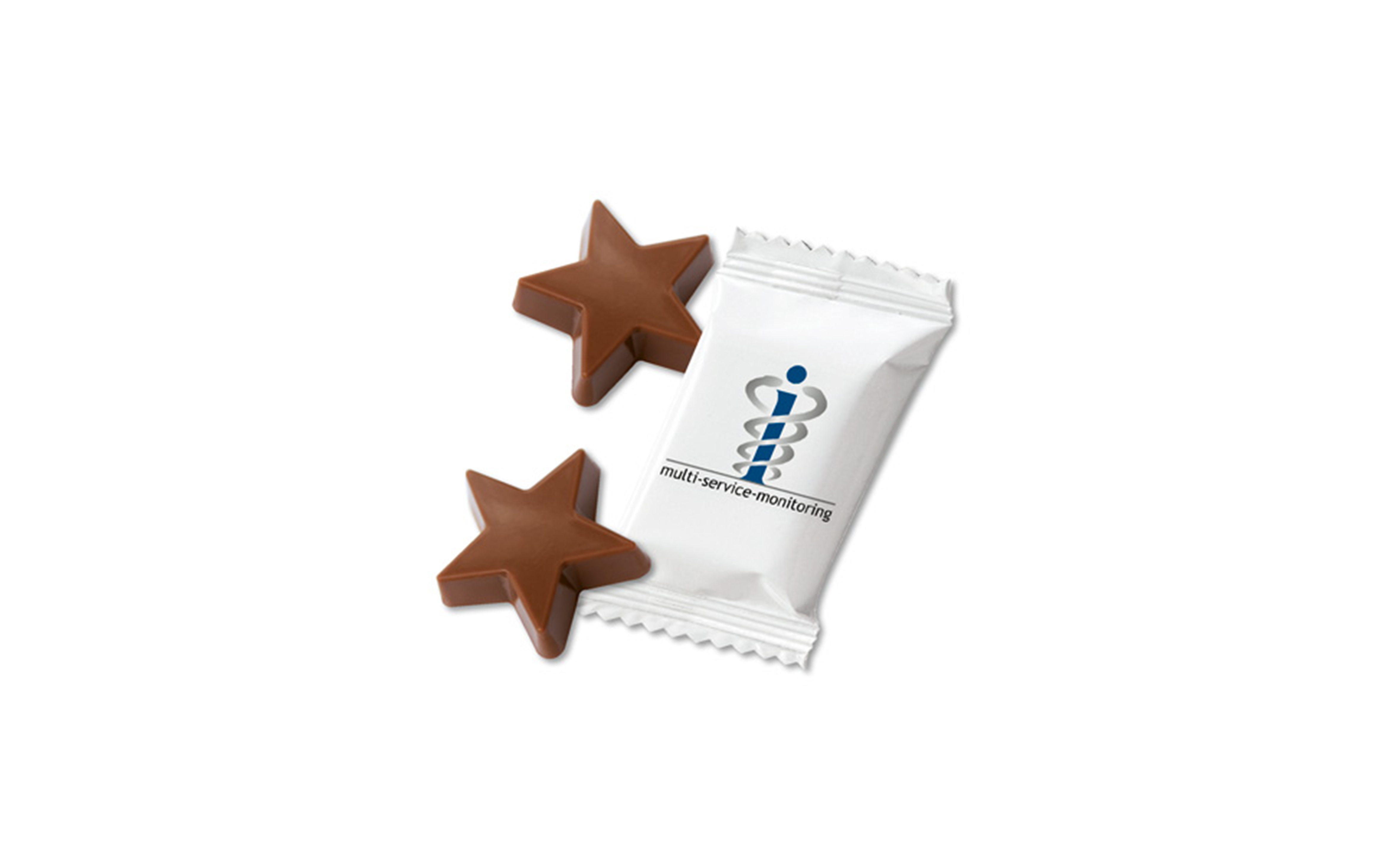 Werbe-Schokoladenform Schokoladen-Stern 7g