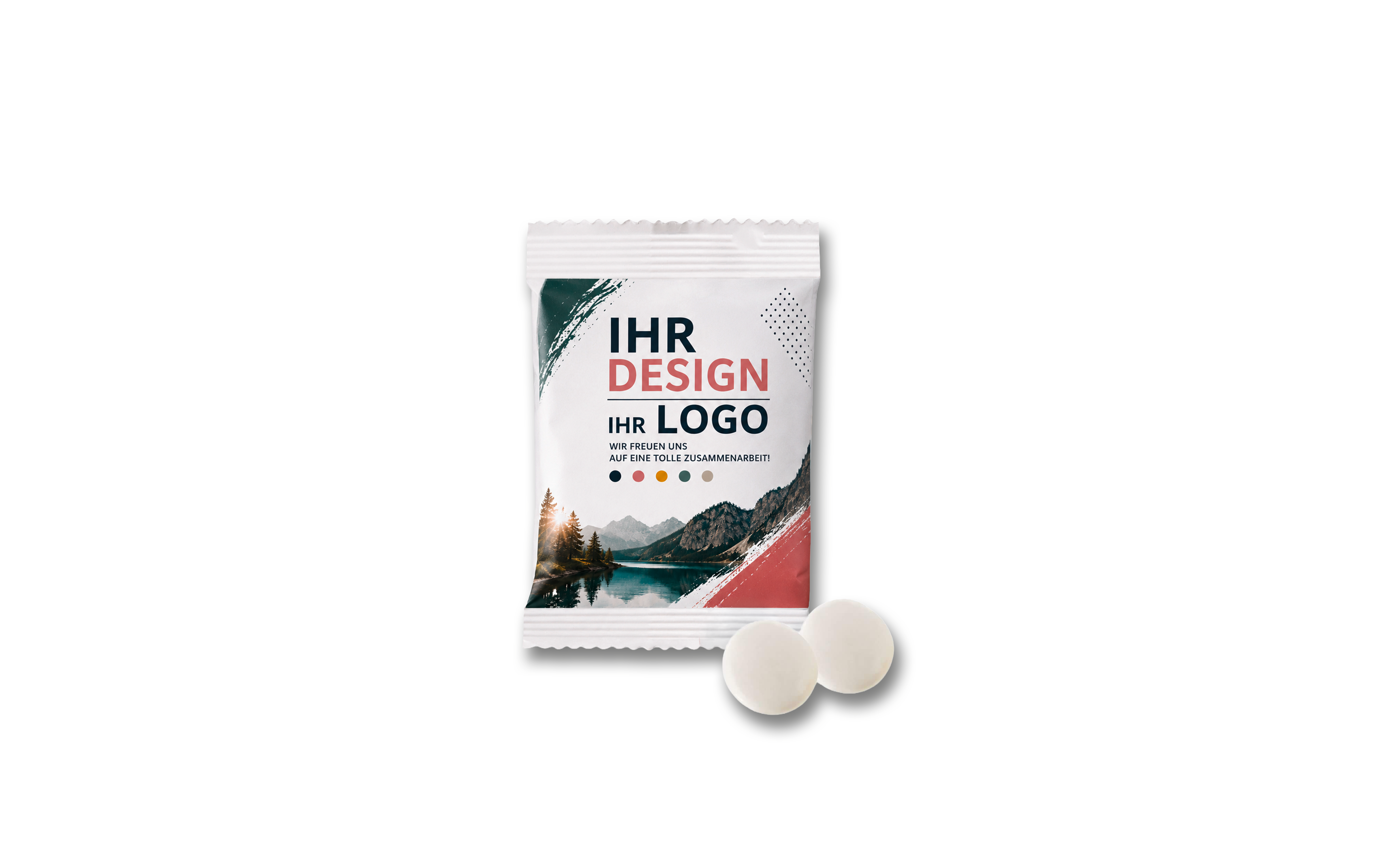 2er Mentos weiß in der Papiertüte