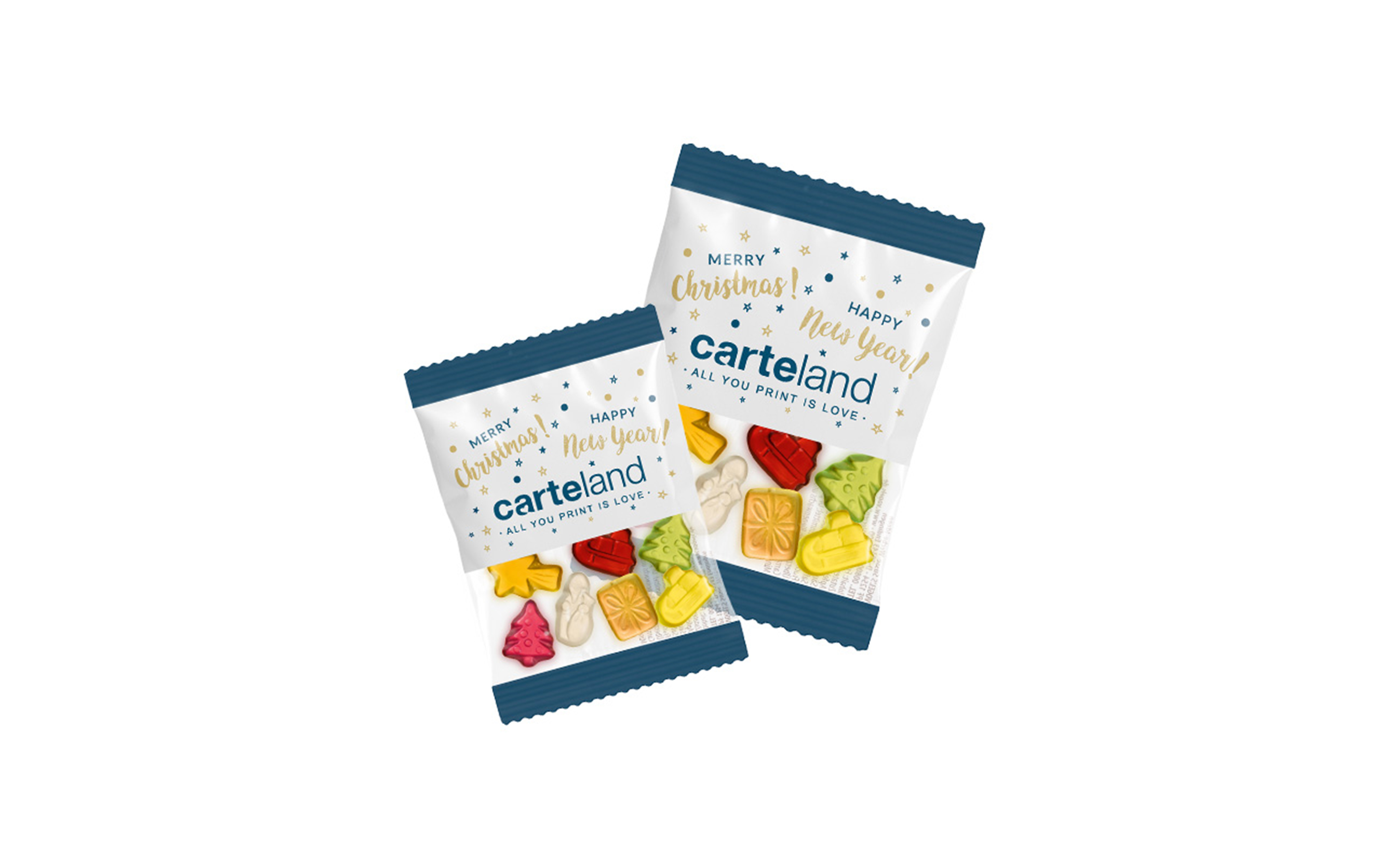 Fruchtgummi-Werbetüte 10g "Weihnachten"