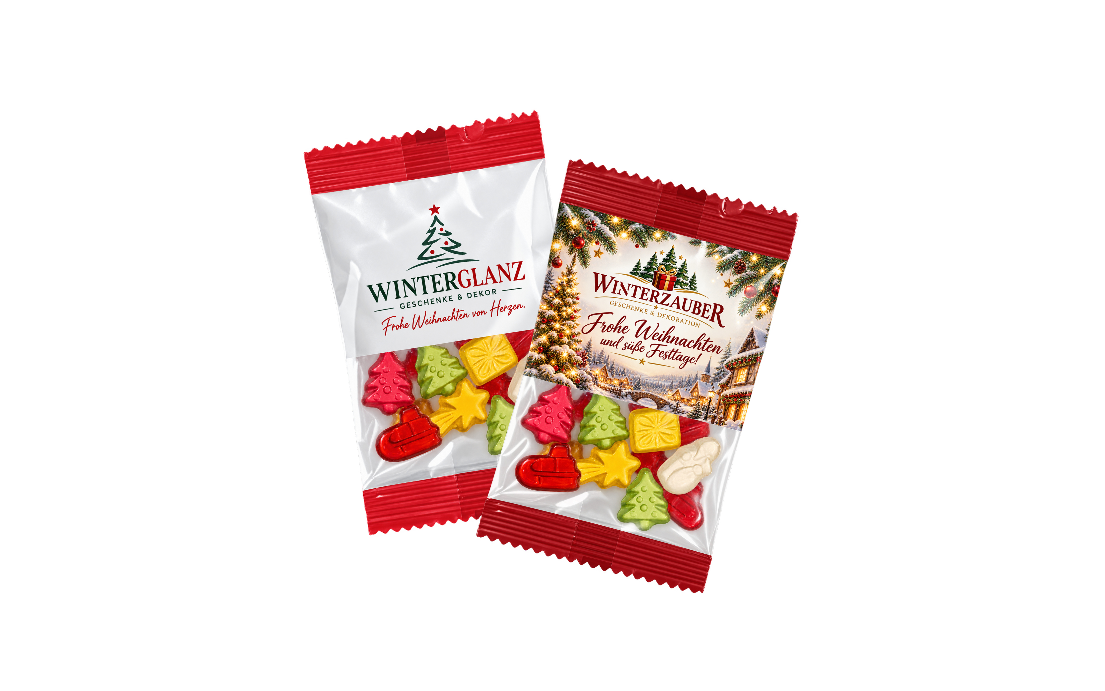Fruchtgummi-Werbetüte 15g "Weihnachten"
