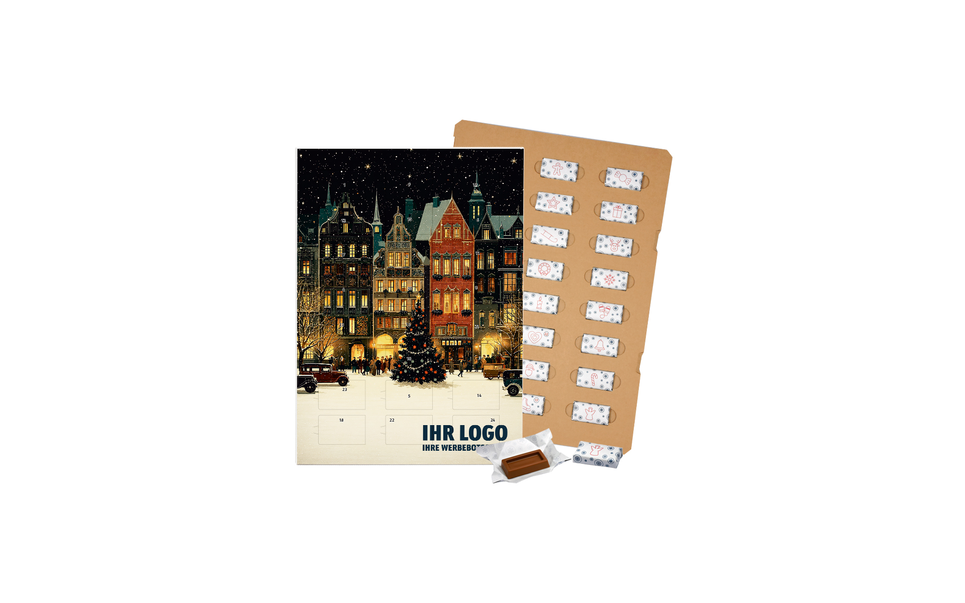 Schoko-Adventskalender Eco "Winter Gala"