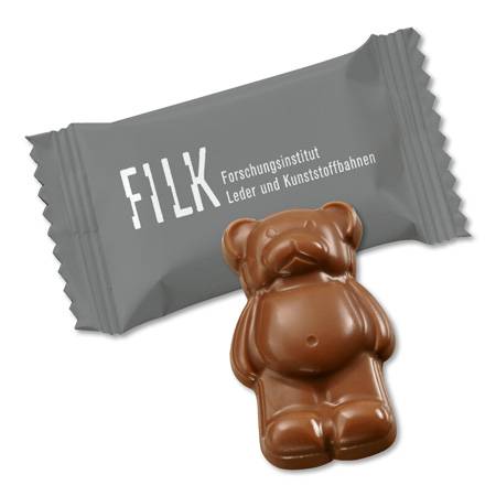 Werbe-Schokoladenform Schokoladen-Bär 6,2g