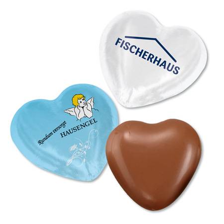 Werbe-Schokoladen-Herz 8g