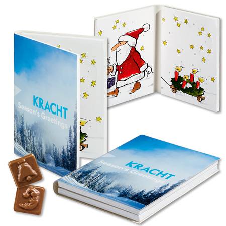 Schokoladen-Adventskalender Buch "Advent to go"