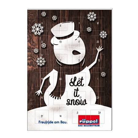 Schoko-Adventskalender Kompakt "Let it Snow"