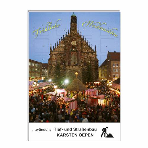 Schoko-Adventskalender Klassik "Nürnberger Christkindlesmarkt"