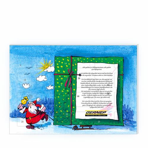 Schoko-Adventskalender Kompakt "Weihnachtsüberraschung"