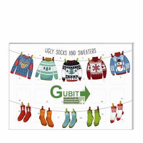 Schoko-Adventskalender Kompakt "Ugly Socks"