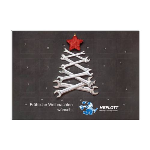 Schoko-Adventskalender Kompakt "Christmas Tools"