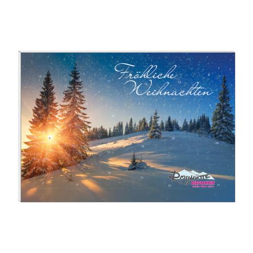 Schoko-Adventskalender Kompakt "Sunny Christmas"